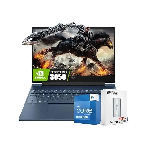HP Victus 15.6" FHD 144Hz Gaming Laptop, Intel 8-Core i5-12450H(Beats i7-11800H), NVIDIA GeForce RTX 3050, Backlit KB, Touchpad, WiFi 6, W/Po_並行輸入