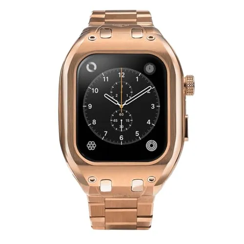 [HUMBLE RICH] ユニセックス Apple Watchケース ハンブルリッチ クラシック WBB0290-033 Apple watch シリーズ 9,8,7対応 ゴールド ステンレススチール [並行輸入品]