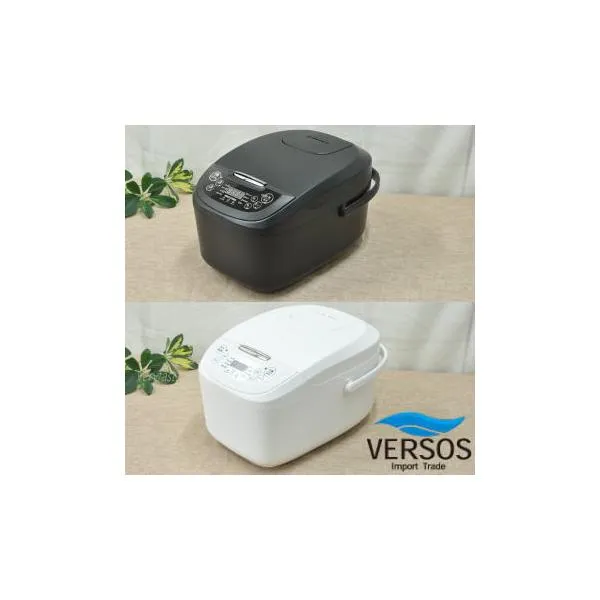 ベルソス VERSOS 炊飯器 一升炊き 10合 電気炊飯器 簡単操作 炊飯メニュー10種類 本体取っ手付き 内蓋取り外し可能 BK ブラック WH ホワイト 10合炊飯器 VS-KE24