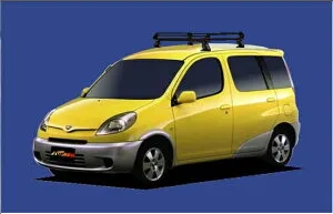 【ファンカーゴ専用ルーフキャリア】SEIKOH TUFREQ ル－フキャリア Pシリーズ H11.8～H17.9 NCP2# ルーフレール無車 PE22A1 セイコウ タフレック 精興工業