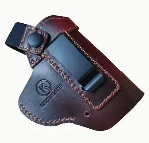 インサイドホルスター ブラウンレザー仕様 ハンドガンホルスター タクティカルガンホルスター IWB コンシールドキャリー ホルスター G17 19 21 23 26