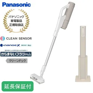 Panasonic 【5年保証付】パナソニック セパレート型 コードレススティック 掃除機（ホワイト） MC-NX810KM-W