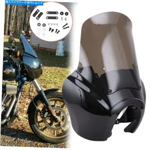 Graphics decal kitFairings ハーレーダイナスーパーグライドTスポーツFXDXT FXRのスモーククォーターブラックフェアリングキット Smoke Quarter Black Fairing Kit For Harley Dyna Super Glide T-Sport FXDXT FXR【並行輸入