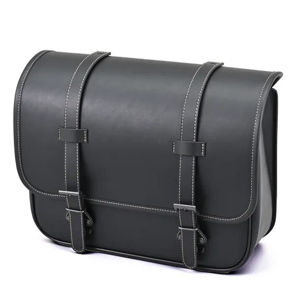 デイトナ D49503 HB DHS61 ワンタッチサドル 12L ヘンリービギンズ(Henly Begins) バイク用 サイドバッグ 12L 瞬間装着 EXタッチ ワンタッチサドルバッグ DHS-61 プレーン/ブラック 49503