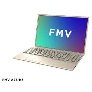 【長期保証付】富士通 FUJITSU FMV Note A FMVA75K3GA 16.0型 Win11Home Corei5 メモリ16GB SSD256GB Office オプション付 ブライトブラック A75-K3 FMVA75K3GA