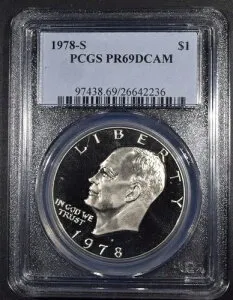 1978-S アイゼンハワー ドル「PCGS PR69 DCAM」