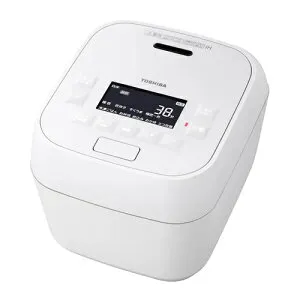 3.5合炊き 真空圧力IHジャー炊飯器 グランホワイト 炎匠炊き RC-6MGX-W 東芝【TOSHIBA】【備長炭かまど丸釜】