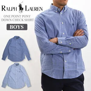 ポロ・ラルフローレン シャツ メンズ ボーイズ 長袖 シャツ POLO RALPH LAUREN 723041 723042 ワンポイントポニー ギンガムチェック シャツ タッターソール シャツ