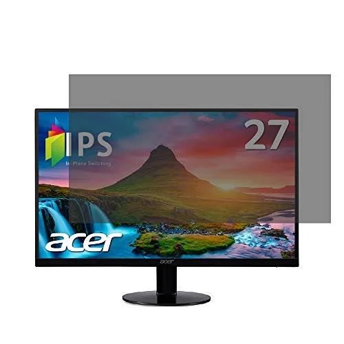 Acer RG270bmiix 27インチ ブラック 対応 覗き見防止 プライバシーフィルター 反射防止 両面使用 ブルーライトカット 液晶保護フィルム 着脱簡単 PCフィルター専門工房