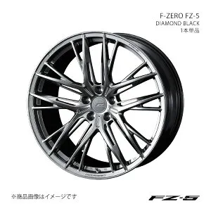 F-ZERO FZ-5 エフゼットファイブ エスクード YD/YE#1S *ボルト車 アルミホイール1本単品 0040753【18×8.0J 5-114.3 INSET43 DIAMOND BLACK】