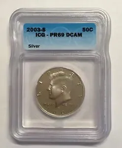 2003-S ケネディ ハーフ ICG PR69 DCAM #