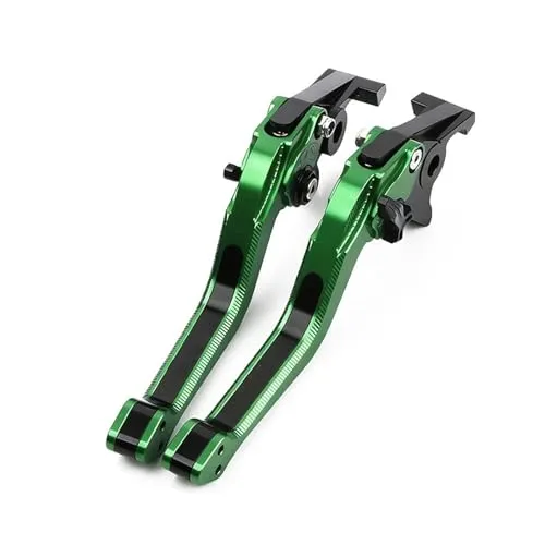 レバー ブレーキ に適合するSH125 SH150 SH300 SH350 SH 125i 150i 300i 350i 2012 2013-2026 オートバイ 5D ブレーキクラッチレバー CNC 調整可能な バイク ブレーキレバー(Green Bla