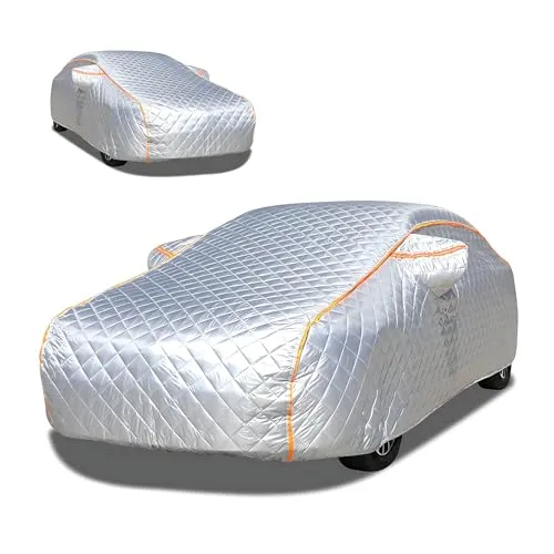 雹対策 カーカバー 適用プリウス PRIUS 60系 2023年~現行, 5層構造 雹対策 ボディカバー (裏起毛付) 厚手・防水・UVカット 保護 浸水防止 rf68j