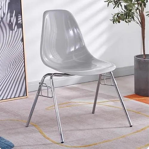 【WNJAPAN】イームズ チェア DSS スタッキングシェルチェア インテリア Eames スクープ スタッキングベース 北欧 ダイニングチェア ヴィンテージ デザイナーズ家具 ホテルライク モダン 1脚 EM-62GL [並行輸入品]