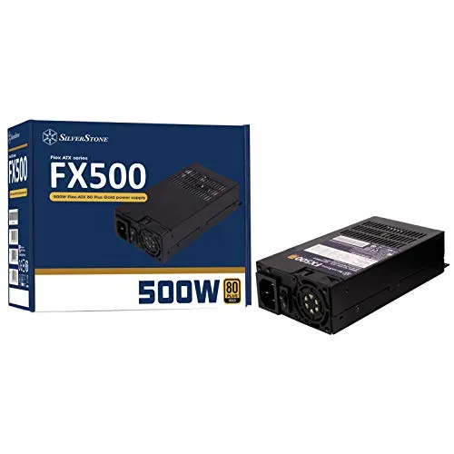 SilverStone Technology FX500-G、500W Flex ATX 80 Plus ゴールド電源 SST-FX500-G