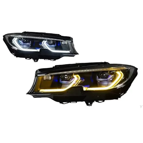 ヘッドランプ Compatible With For G20 G28 2018 2019 2020 2021 アップグレード スタイル M3 LCI デイタイムランニングライト プロジェクター カーアクセサリー 改造品 2個セット