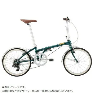 【エントリーで最大全額ポイント還元｜5/6まで】 DAHON｜ダホン 20型 折りたたみ自転車 Boardwalk D7ボードウォーク D7(ブリテッシュグリーン/外装7段変速)2022年モデル【キャンセル・返品不可】