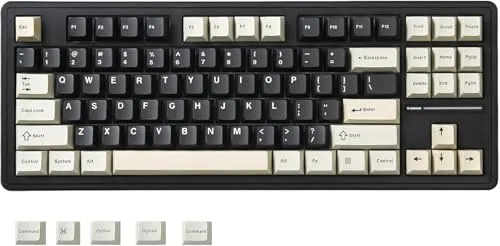 YUNZII YZ87 ガスケット搭載 メカニカルキーボード TKL ワイヤレスホットスワッパ ゲーミングキーボード 4層パッド BT5.0/2.4G/USB-C NKRO RGBバックライト Win/Mac用 技適認証取得 (ブラック、ミルクスイッチ)