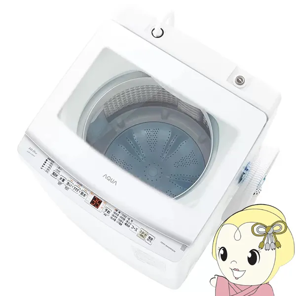 全自動洗濯機 AQUA アクア 10.0kg ホワイト Vシリーズ AQW-V10A-W/srm