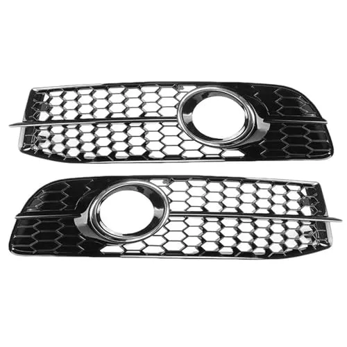 通風 Compatible With For A6 C6 For Sline Facelifted Models 2008 2009 2010 2011 フロントバンパー用フォグランプカバーグリル OEM:4F0807681Q01C