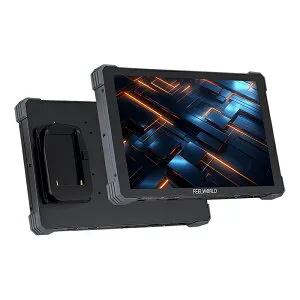 FEELWORLD T10 10.1インチ カメラモニター 500nit タッチスクリーン 4K HDMI 2.0入出力 3D LUT HDR NP-Fバッテリー給電 アルミニウムハウジング カメラ用外部モニター