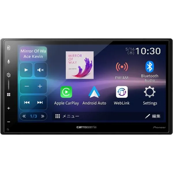 カロッツェリア パイオニア ディスプレイオーディオ DMH-SZ500 6.8V型ワイドVGA/Bluetooth/USB 即日対応