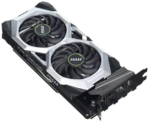 MSI Gaming GeForce RTX 2060 126GB GDRR6 192ビット HDMI/DP 1650MHz ブーストクロック レイ トレーシング チューリング アーキテクチャ VR対応 グラフィックスカード (RTX 2060 Ventu