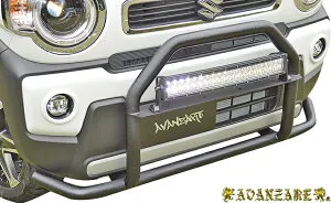 【M's】 スズキ ハスラー MR52S MR92S (2020y-) 4X4 AVANZARE LEDワークライト C-type (長方形) アヴァンツァーレ エアロ セット パーツ バンパーガード パイプガード 社外 外装 カスタム ドレスアップ ツー