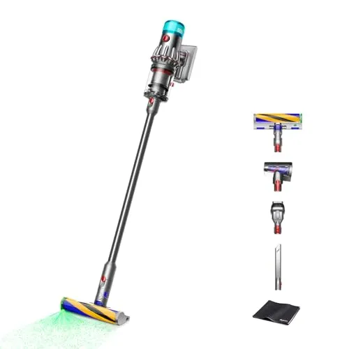 Dyson(ダイソン) 掃除機 コードレス Dyson V12 Detect Slim Fluffy (SV46 FF AM) スティック ハンディクリーナー サイクロン【Amazon.co.jp限定】【光らせて、見逃さない】