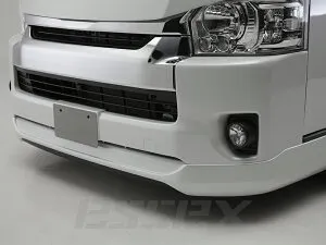 シーアールエス ハイエース レジアスエース 200系 4型 フロントリップスポイラー ver4 FRP 未塗装 es-1214 CRS ESSEX エセックス W