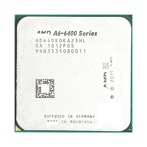 3PC A6-6400K A6 6400 A6 6400K 3.9G 65Wデュアルコア CPUプロセッサ AD640KOKA23HL/AD640BOKA23HLソケットFM2