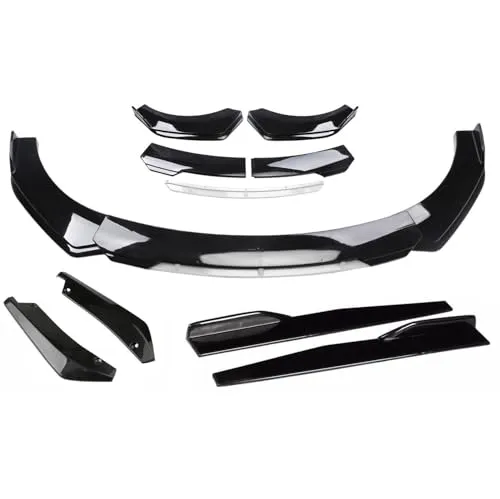 ダイハツ 新型アトレー S7系 6代目 型式：S700V S700W S710V S710W型 年式：2021年12月-現行に適用 フロントバンパーリップスポイラー4分割式 サイドスカート リアスポイラー スポーティー風 カバー トリム グレードアップ 傷