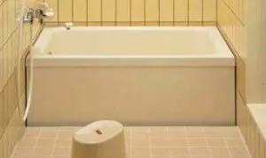 INAX ポリエック 1200サイズ 和洋折衷タイプ 1方全エプロン 公団用 エプロン着脱式 PB-1202AL-J2