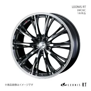 LEONIS RT bZ4X M10系 ホイール 1本単品 0041201【19×8.0J 5-114.3 INSET43 BMCMC(ブラックメタルコートミラーカット)】
