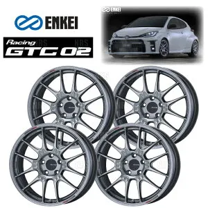 ENKEI エンケイ GTC02 (HS ハイパーシルバー/リアフェイス) 10.0J x 19インチ +40 PCD112 5穴 4本セット (GTC02-F026-HS-4S