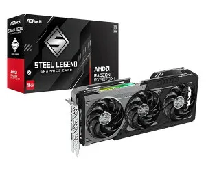 ASRock AMD Radeon RX 9070 XT Steel Legend Dark 16GB GDDR6 PCIe 5.0 RDNA4 256bit グラフィックボード ビデオカード RX9070XT SLD 16G AI画像生成