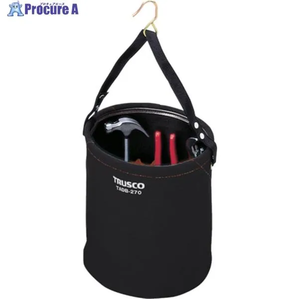TRUSCO アタッチメント付電工バケツ Φ270X300 ▼449-9280 TADB-270 1個