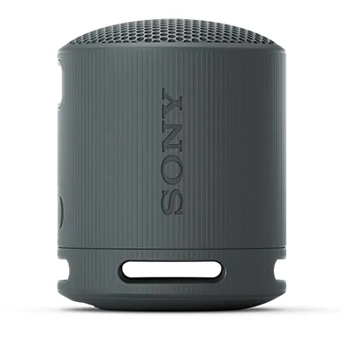 ソニー(SONY) ワイヤレススピーカー SRS-XB100:クリアな と重低音再生/防水・防塵対応 IP67/ロングバッテリー内蔵 約16時間/ハンズフリー通話対応/ステレオペア機能搭載/USB Type-C充電 ブラック SRS-XB100 BC