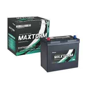 カーバッテリー トヨタ bB H16/2-H17/12 CBA-NCP35 1500cc/4WD/標準地仕様車 適合参考 マックストーム MAXTORM SMF(シールド) SMF60B24R カーメンテナンス 車検整備 自動車用品 【H41001】