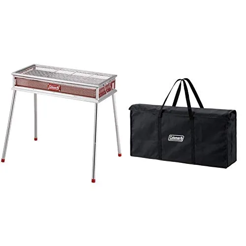 Coleman(コールマン) コンロ クールスパイダーステンレスグリルグランデ 引き出し式ロストル 5~6人用 レッド 170-9430 & コールマン