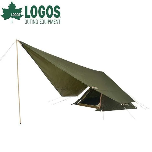 ロゴス テント ツーリングTepee タープセット 2023LIMITED 71208013 ソロ 一人用 2人用 ワンポールテント キャンプ TC ポリコットン テクニカルコットン