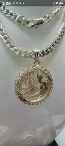 カラー Plateado Con Moneda De Colecci?n Bicentenario 1776-1976 S シルバー 40% 。
