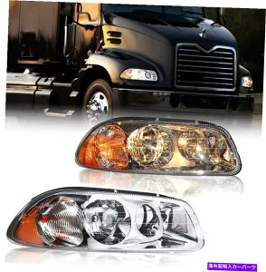 USヘッドライト Mack Vision 2007-2011すべての電球が付いている右助手席側クリアレンズヘッドライト Mack Vision 2007-2011 Right Passenger Side Clear Lens Headlight with All Bulbs【並行輸入品】