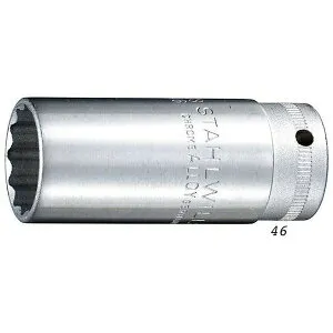 STAHLWILLE（スタビレー） 46A-1 （3/8SQ）ディープソケット （12角）（02420048） 46A-1