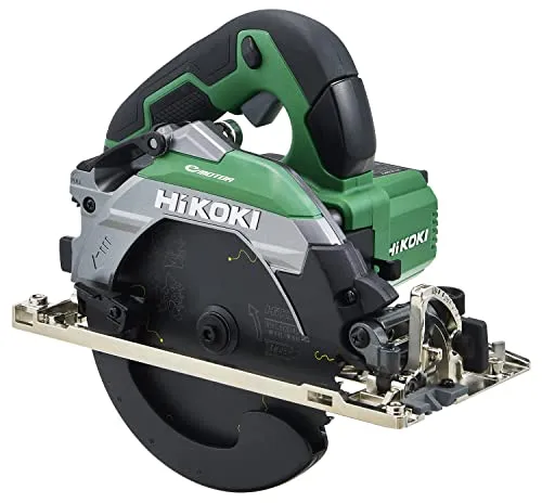 HiKOKI(ハイコーキ) AC100V 深切り電子丸のこ C6MEY2 のこ刃径165mm アグレッシブグリーン 高剛性・高精度化 新平行度微調整機構 集じん性能向上 チップソー黒鯱付き C6MEY2