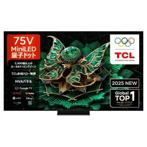 【エントリーで最大全額ポイント還元｜5/6まで】 TCLジャパンエレクトロニクス｜TCL JAPAN ELECTRONICS 液晶テレビ C7Kシリーズ 75C7K [75V型 /Bluetooth対応 /4K対応 /BS・CS 4Kチューナー内蔵 /YouTube対応]【