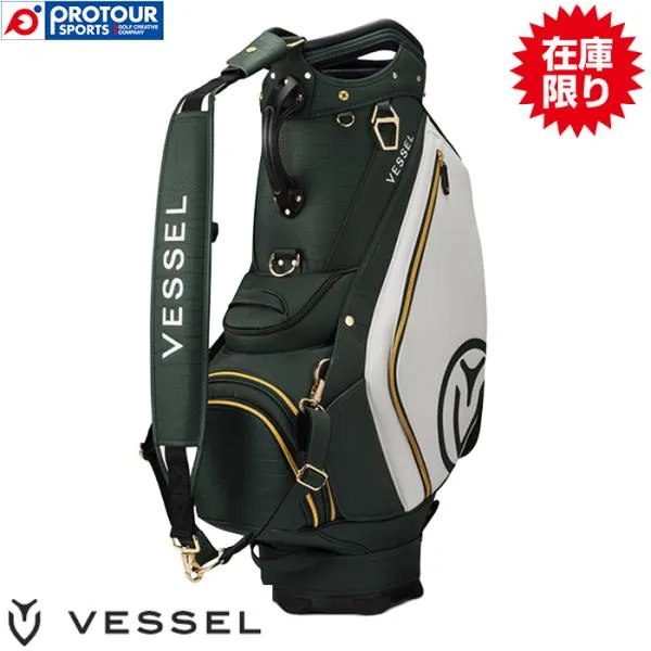 【在庫限り】VESSEL 2026 Season Opener Prime 2.0 Staff / ベゼル 2026 シーズン・オープナー プライム 2.0 スタッフ キャディバッグ CROC GREEN(334-7)