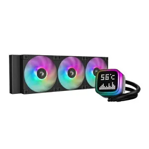 【送料無料】Deepcool R-LP360-BKMSNC-G-1 LP360/ 360mm水冷CPUクーラー/ カスタムピクセルディスプレイ搭載/ 第5世代ポンプ/ FD12 ARGBファン/ Intel LGA1851/ 1700/ 1200/ 1151/ 1150/ 1155/ AMD AM5/ AM4