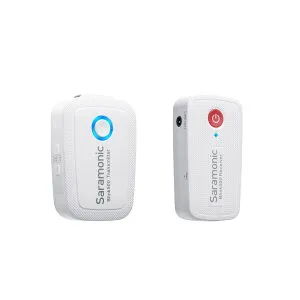 【マラソン期間中 エントリーでさらにP5倍】Saramonic Blink500 B1-W (ホワイト) [送信機1台・受信機1台・ラベリアマイク付属] 2.4Gワイヤレスマイクシステム ディスプレスモデル サラモニック