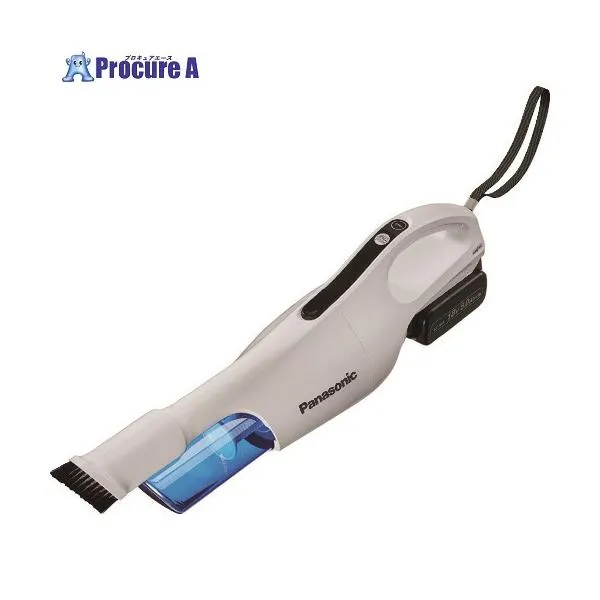 パナソニック サイクロン掃除機 コードレス クリーナー 18V バッテリー付 充電式 白 ▼220-3579 EZ37A5LJ1G-W 1台 ●YA513